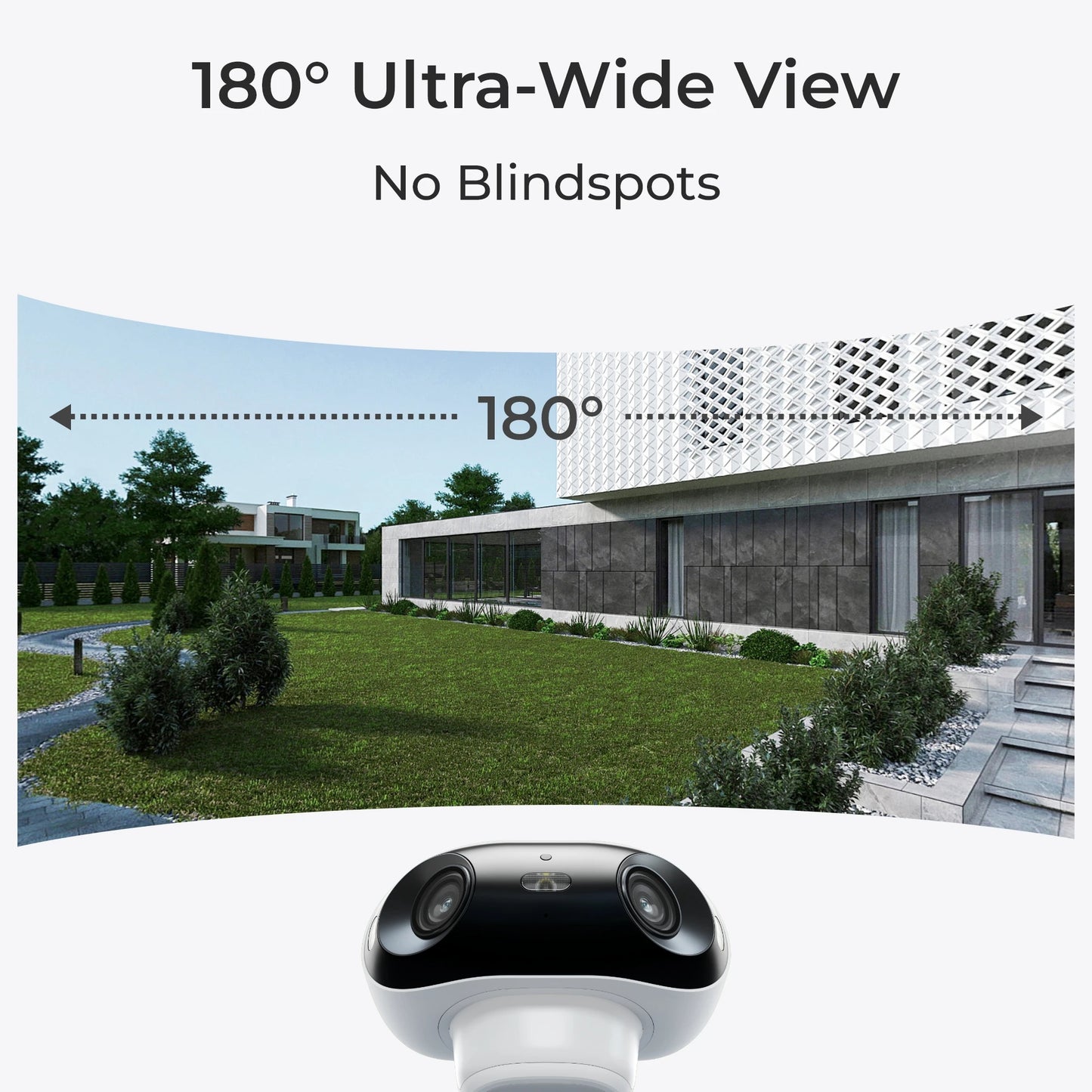 Reolink 4K 8MP Solar & Battery Powered Wireless Security Camera 180° Panorama ColorX Night Vision Outdoor WiFi Camera WiFi 6