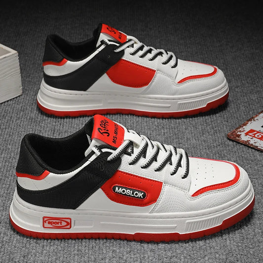 2024 Men's Casual Running Shoes - Breathable Lace-Up Board Sneakers