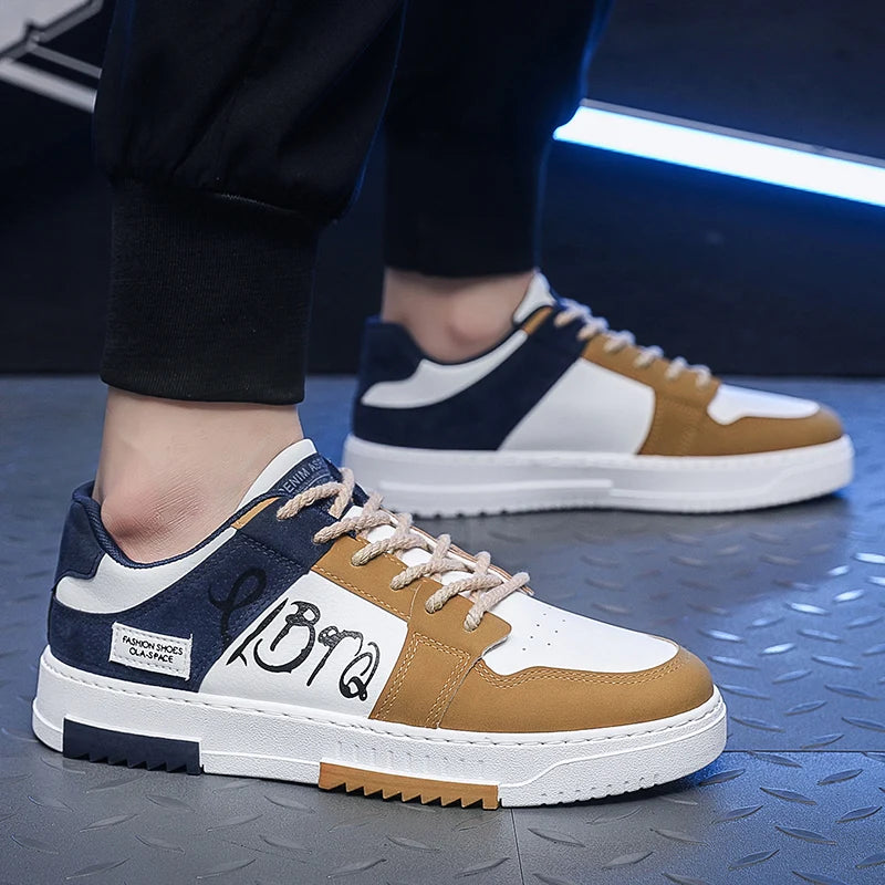 Men's Breathable Casual Sports Shoes - Anti-Slip Board Shoes