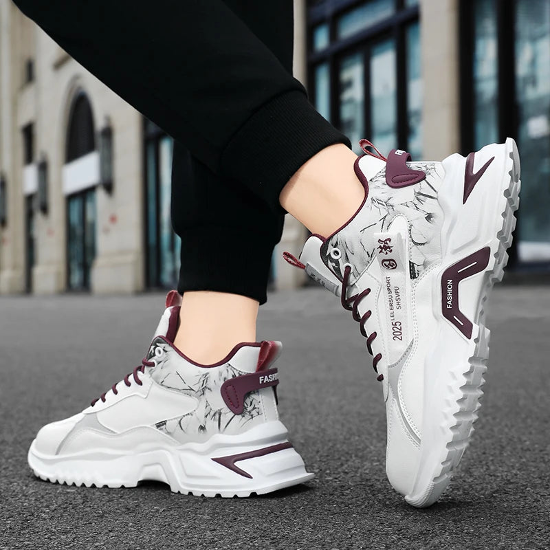 Greatshoes Men's Warm Snow Boots - Plus Size Winter Sneakers