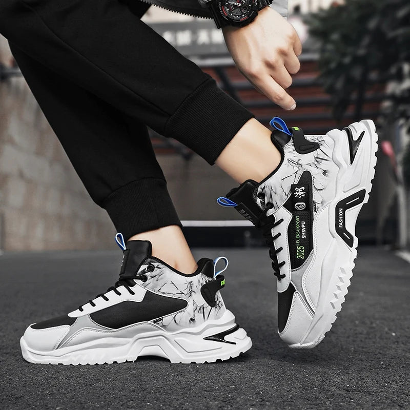 Greatshoes Men's Warm Snow Boots - Plus Size Winter Sneakers