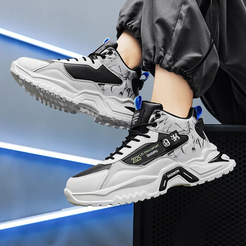 Greatshoes Men's Warm Snow Boots - Plus Size Winter Sneakers