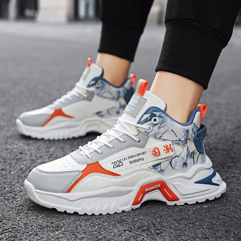 Greatshoes Men's Warm Snow Boots - Plus Size Winter Sneakers