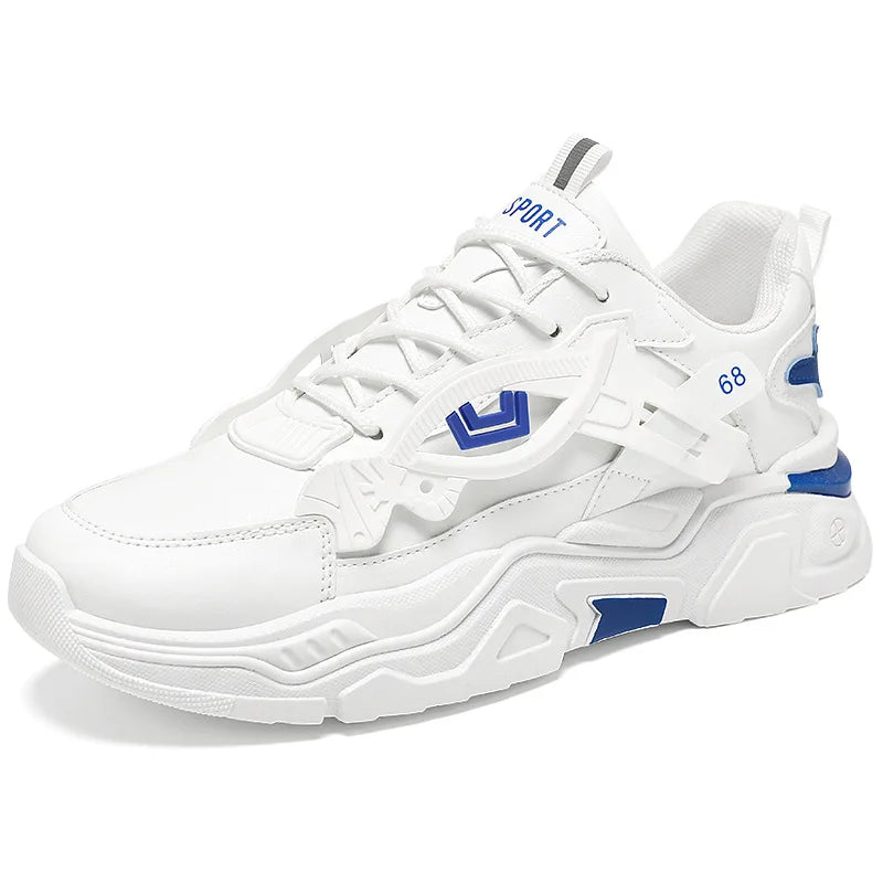 Men's Thick Sole Casual Shoes - All Season Outdoor Running Sneakers