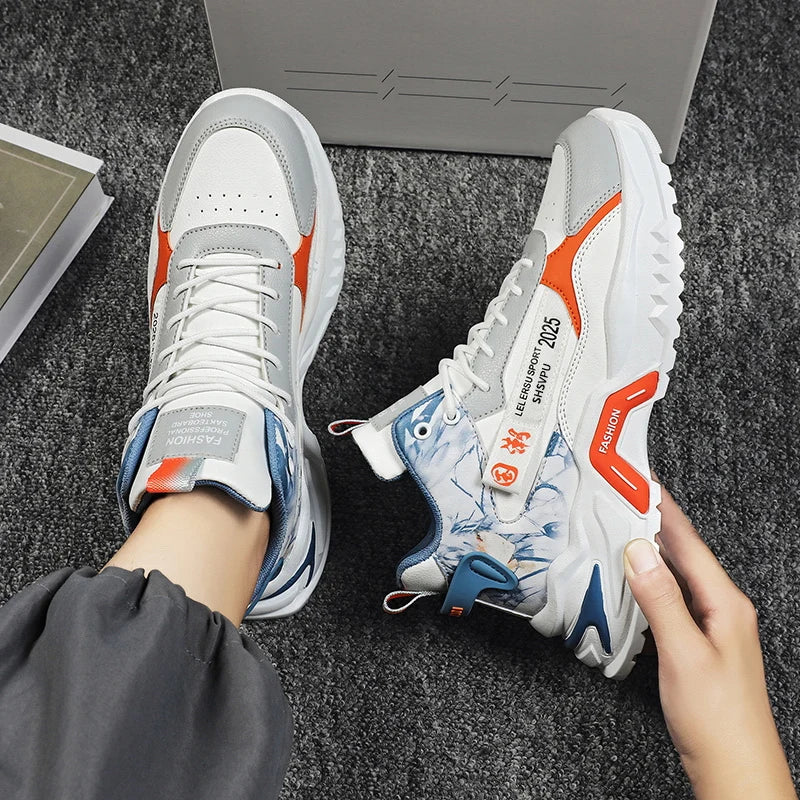 Greatshoes Men's Warm Snow Boots - Plus Size Winter Sneakers